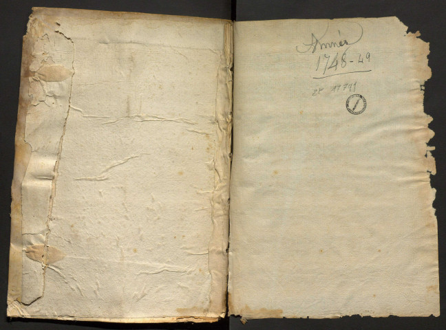 3 janvier 1748-6 avril 1750