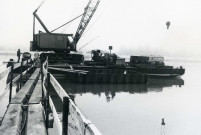 Passerelle d'accès au batardeau P4.
