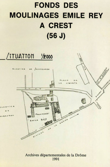 Fonds des moulinages Émile Rey à Crest 56 J