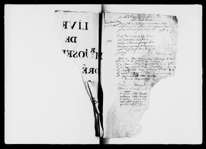 Livre de raison (29 septembre 1771-novembre 1846).