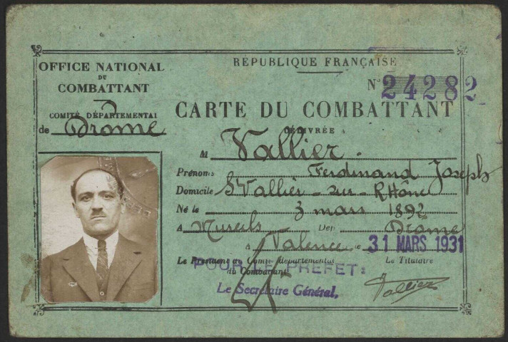 Vallier, Ferdinand Joseph