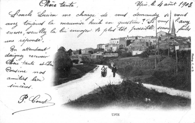 Vue générale du village.