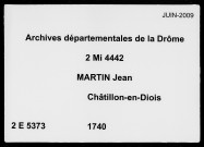 7 janvier-17 décembre 1740