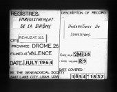 1er mai 1834 - 16 avril 1837