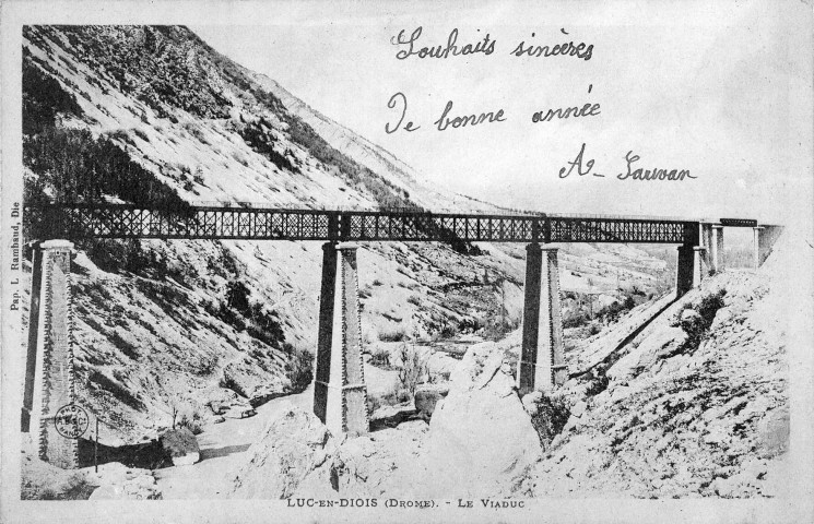 Luc-en-Diois. - Le viaduc.