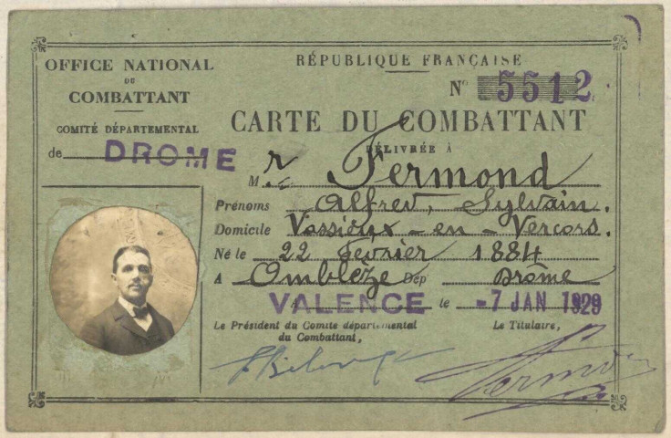 Fermond, Alfred Sylvain