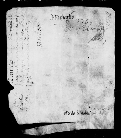 Ratification de donations par Odilion d'Estable.