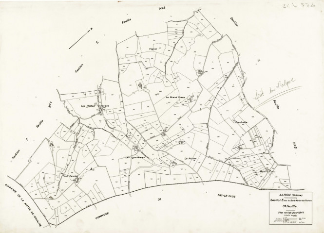 E3, Saint-Martin-des-Rosiers. 1941.