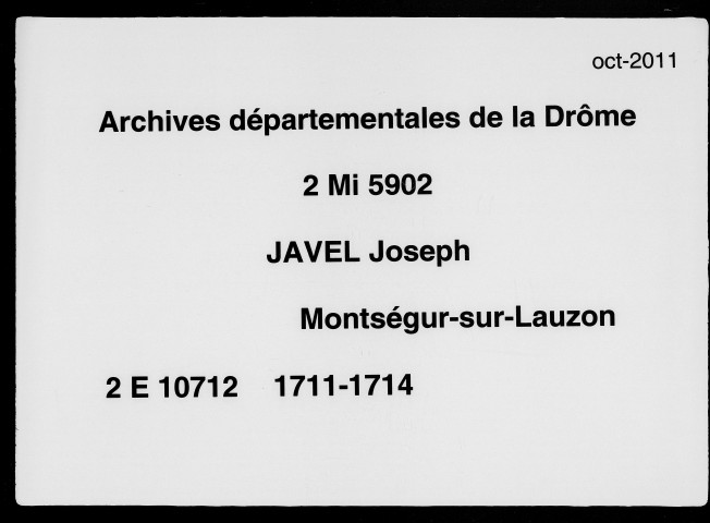 14 mars 1711-19 juillet 1714