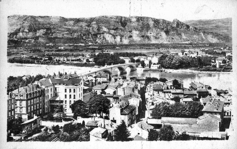 Vue panoramique d'une partie de la ville.