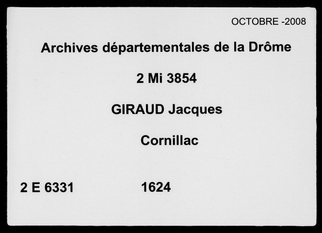 8 janvier-12 décembre 1624