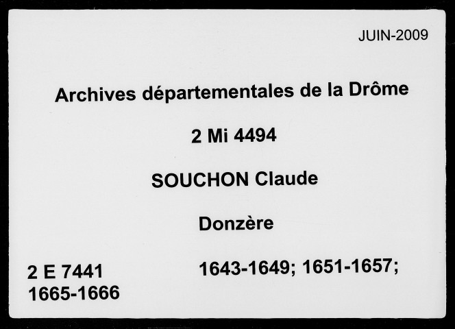 30 décembre 1643-1er janvier 1646