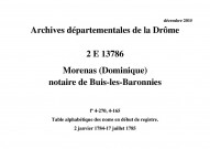 2 janvier 1784-17 juillet 1785