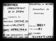  1er brumaire an VI - 7 floréal an VII