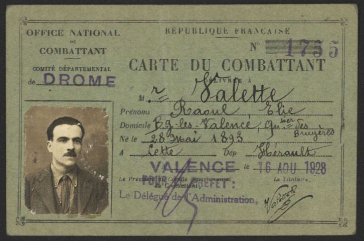 Valette, Raoul Élie