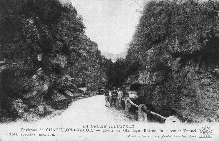 Le Diois. - La route de Glandage.