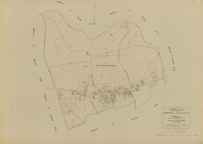 E1, Saint-Martin-des-Rosiers. 1941.