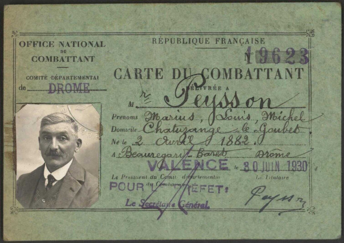 Peysson, Marius Louis Michel