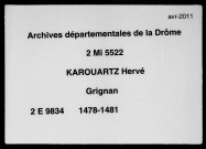 29 mars 1478-8 novembre 1481