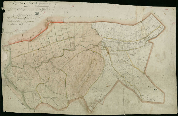 Section C1, Vaugelas. Vaugelas (hameau de) (agrandissement sur C2).