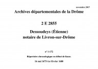 16 mai 1675-1er février 1680