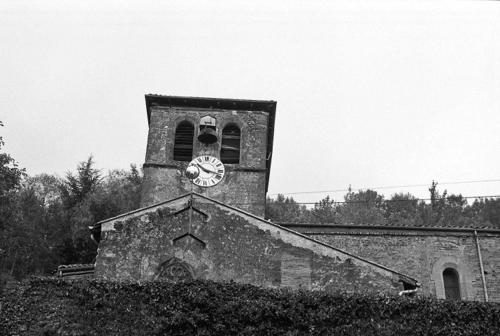 Moras-en-Valloire. - Le clocher de l'église Notre-Dame.