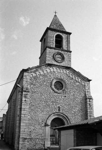 Saint-Auban-sur-l'Ouvèze. - L'église Saint-Antoine.