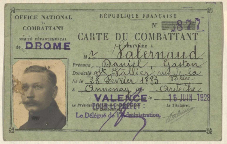 Valernaud, Daniel Gaston