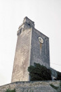 Chamaret.- Façade nord de la tour.