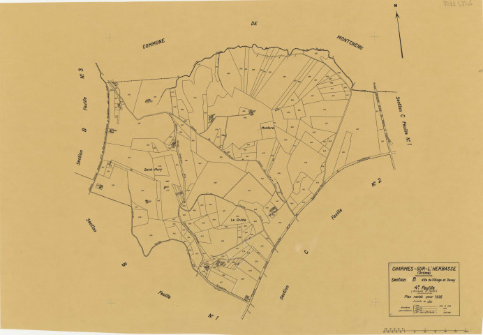B4, Le Village et Devey. 1935.