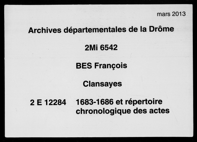 10 août 1683-15 septembre 1686