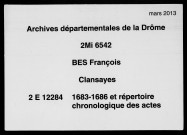 10 août 1683-15 septembre 1686