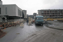 Valence.- Construction du parking Belle Image.