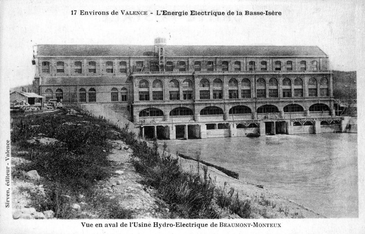 Usine hydroélectrique sur l'Isère.