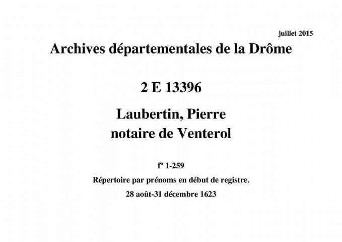 28 août-31 décembre 1623