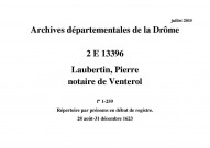 28 août-31 décembre 1623