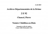 Registre des actes volants (8 mars 1648-30 décembre 1653).