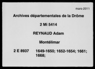 août 1649-septembre 1654