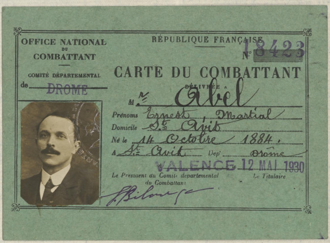 Abel, Ernest Martial