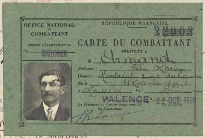 Armand, Félix Marius