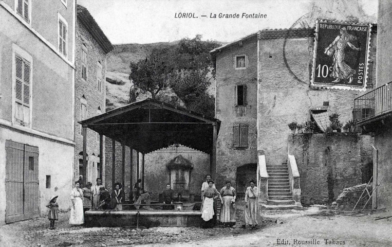 Loriol-sur-Drôme.- La Grande Fontaine.