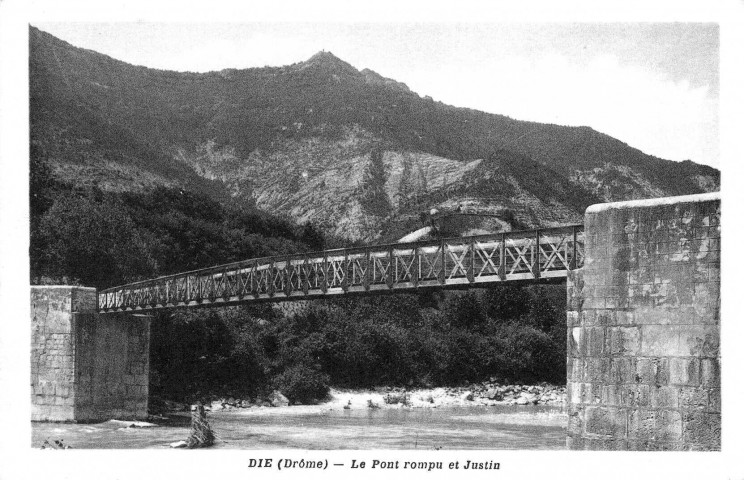 La passerelle du pont Rompu.