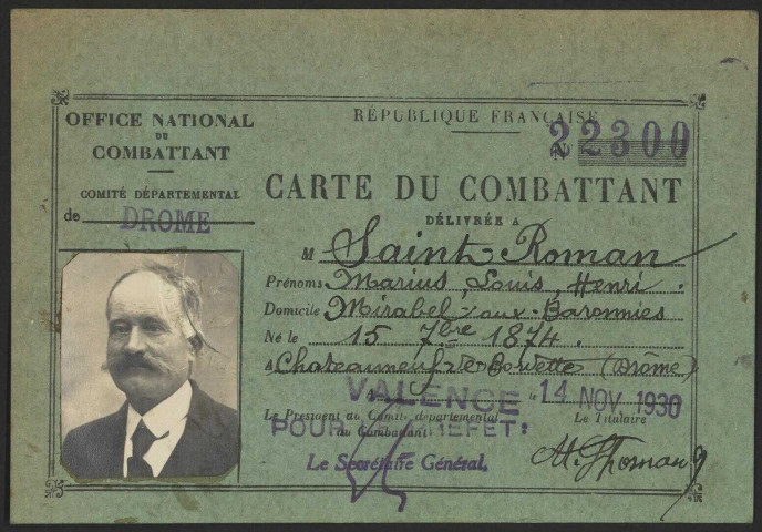 Saint-Roman, Marius Louis Henri