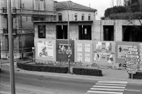 Valence.- Publicité sur un bâtiment désaffecté avenue Gambetta.