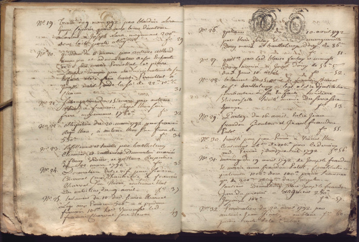 2 vendémiaire an VIII-19 fructidor an IX