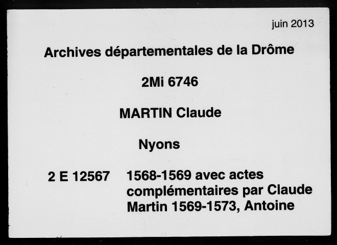 30 décembre 1568-31 décembre 1569
