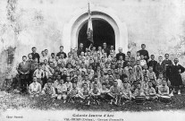 Grâne.- Les enfants de la colonie Jeanne d'Arc au Val Brian.