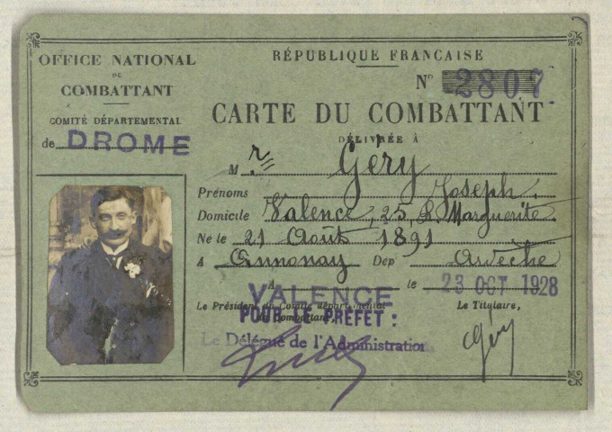 Géry, Marius Joseph Jean