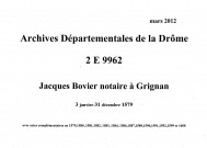 3 janvier-31 décembre 1579