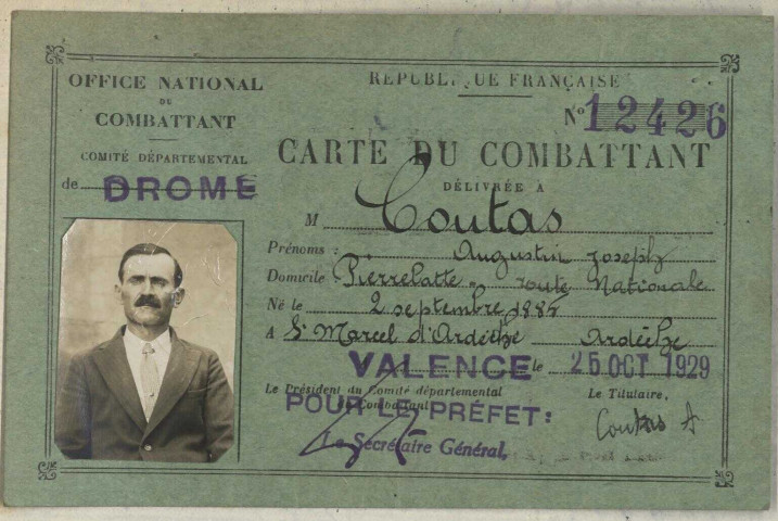 Coutas, Augustin Joseph